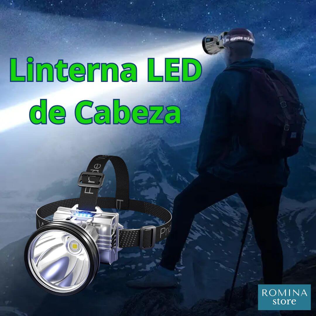 LINTERNA LED DE CABEZA