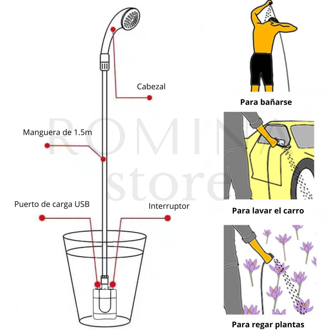 DUCHA PORTATIL