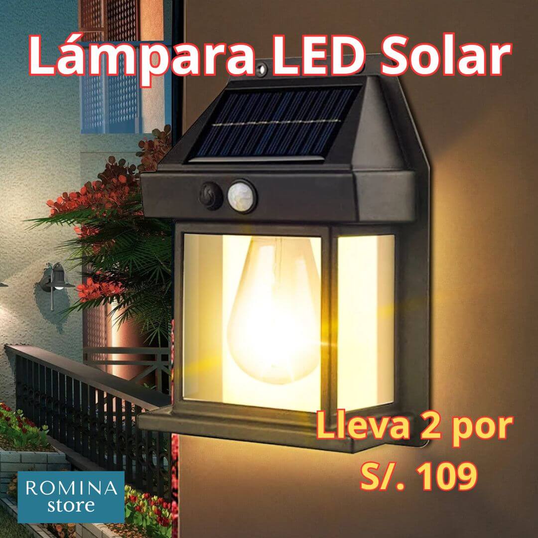 Lámpara LED Solar